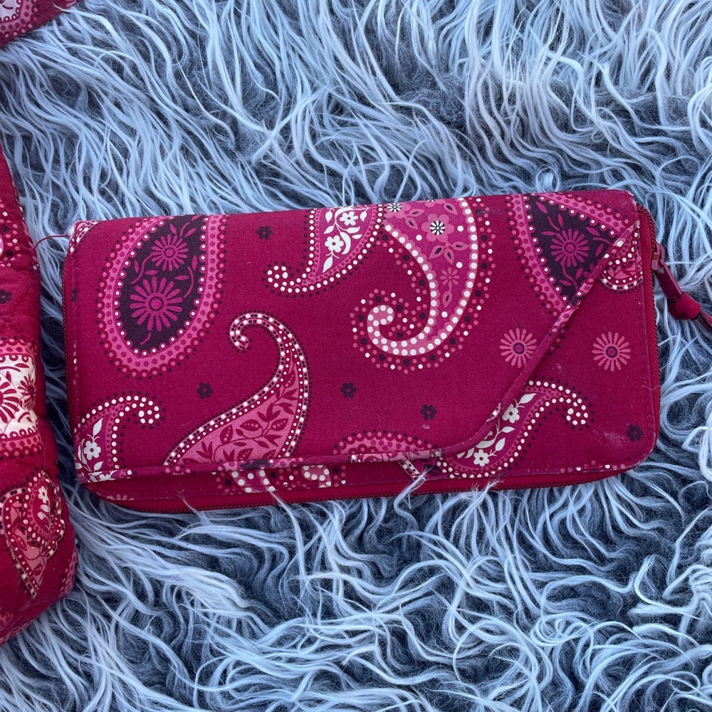 Vera Bradley Retired Pattern Medium Tote Mesa Red… - image 2